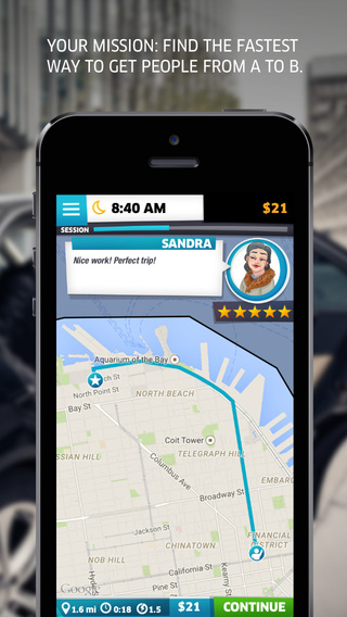 Uber推出游戏Uber Drive 培训司机寻找最佳路线